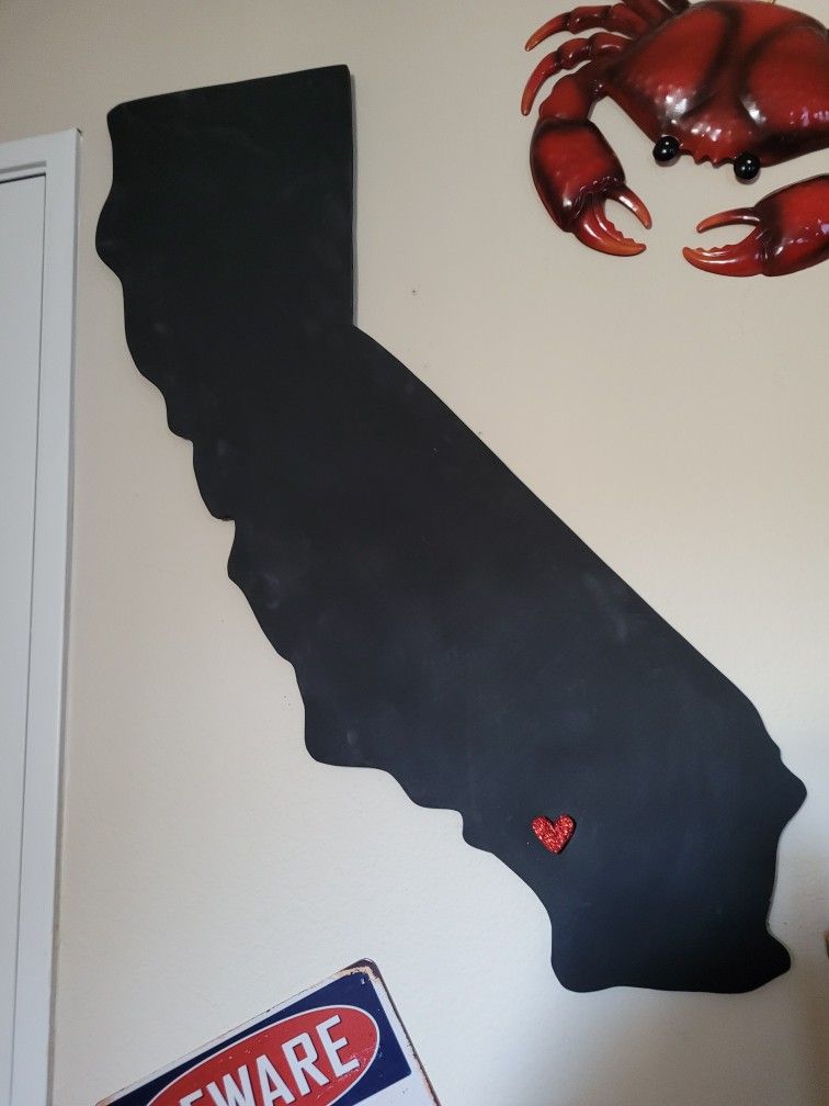 ●Huge California ●State ●Wall Art● Chalkboard