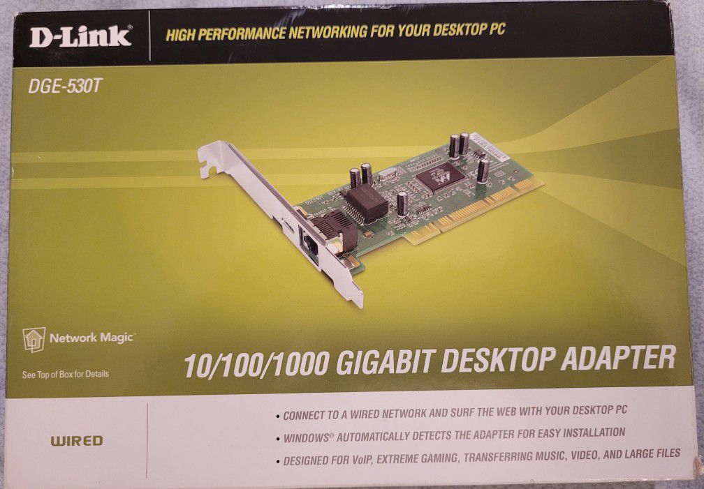 D-Link 10/100/1000 Gigabit Adapter 