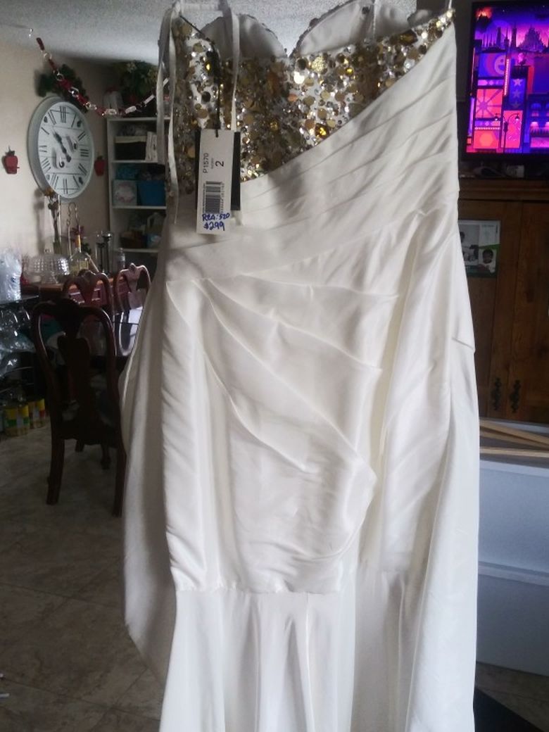 prom or wedding dress size 2. $45