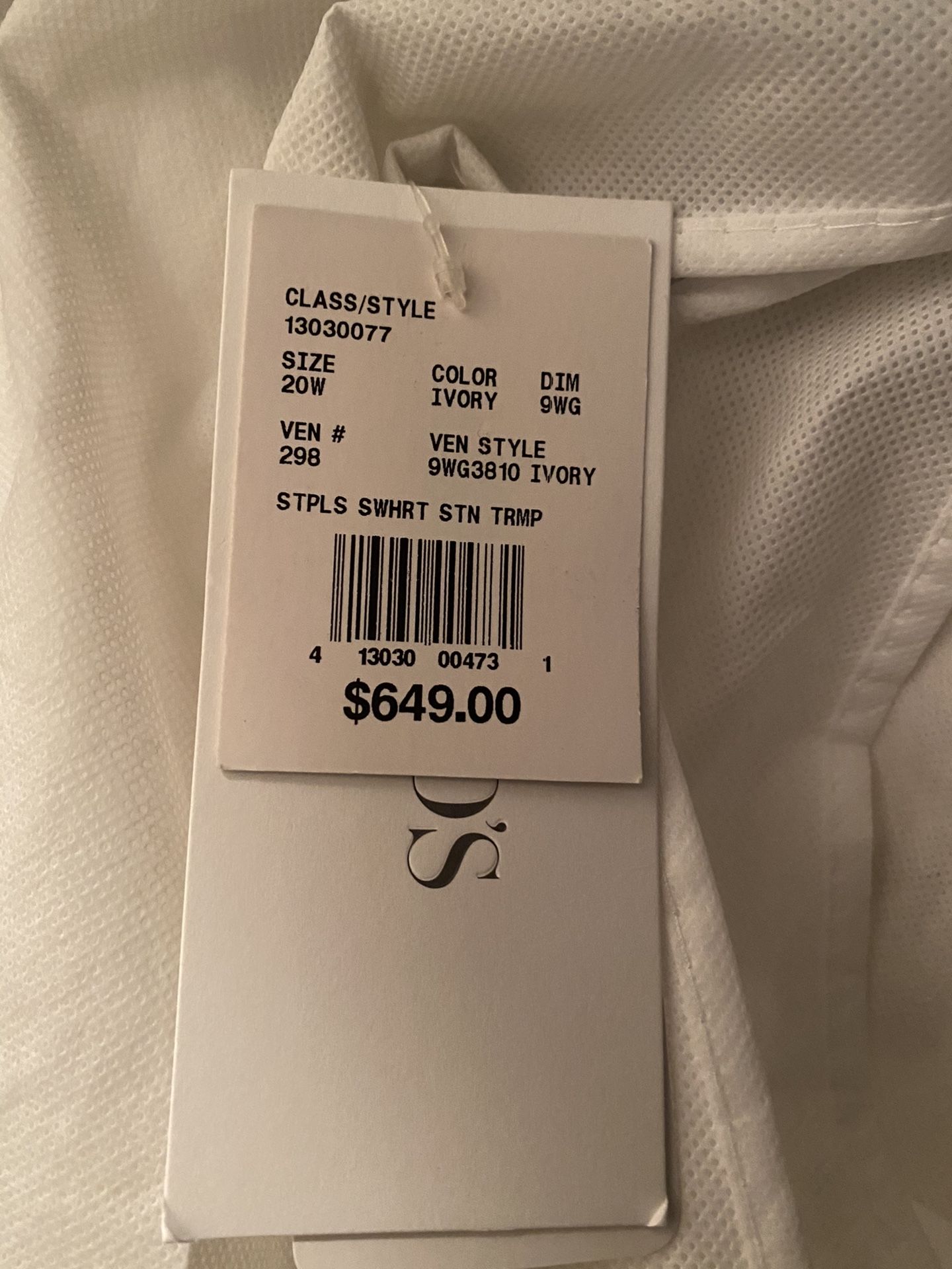 Brand New Wedding Gown David’s Bridal