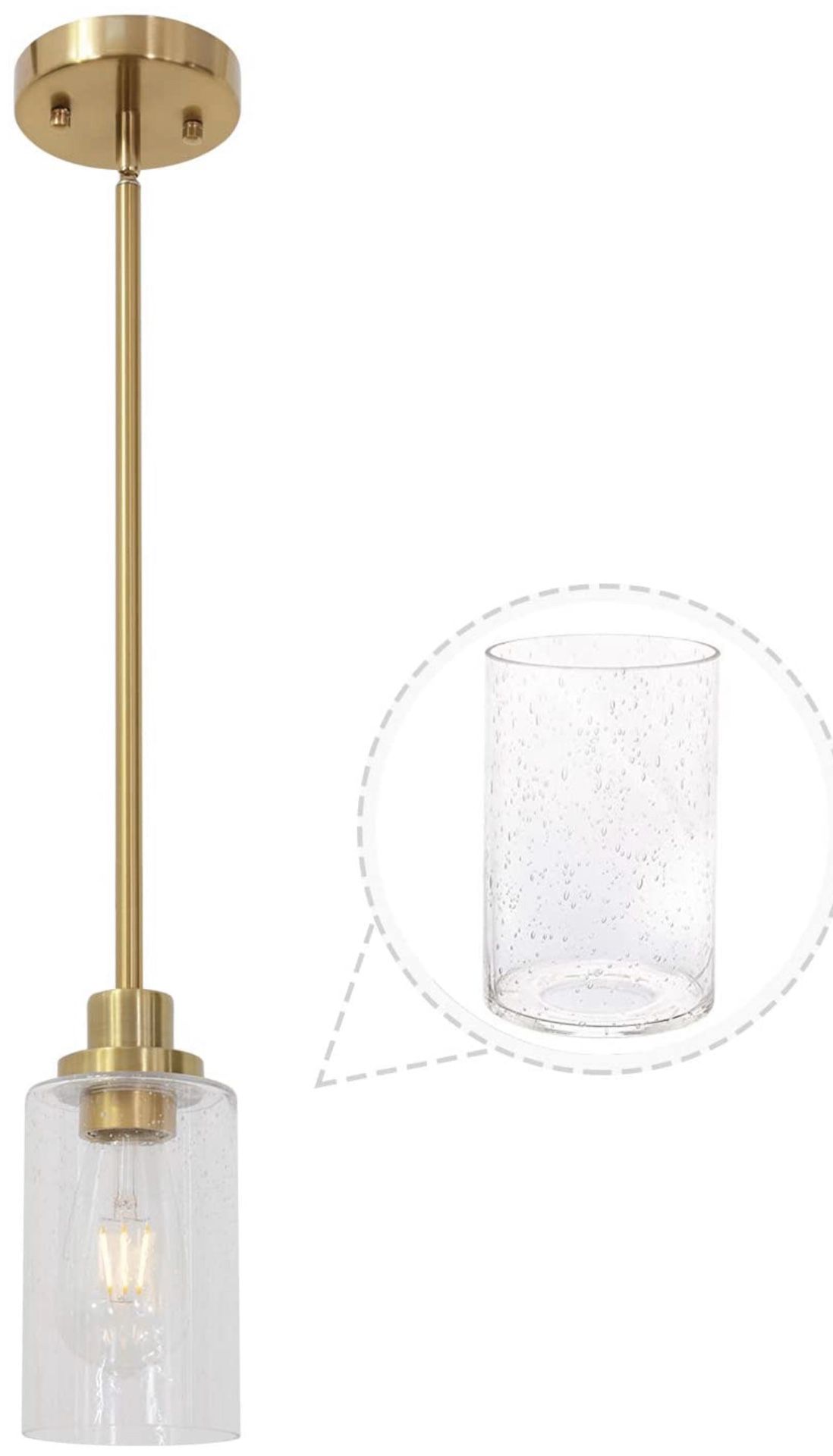 Brass Ceiling Lamp (1pc)