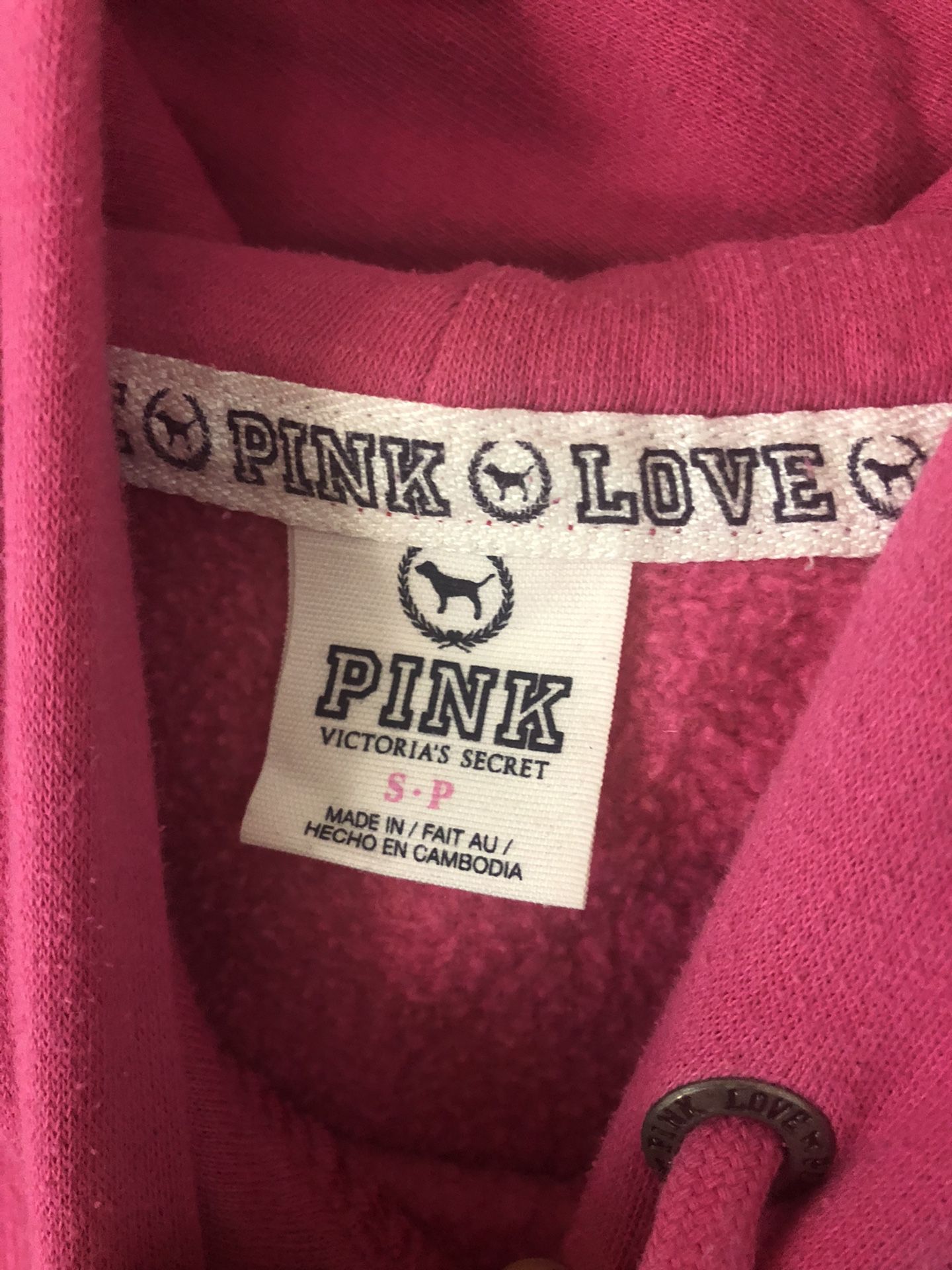 Cute VS Pink Jacket /Hoodie Size S
