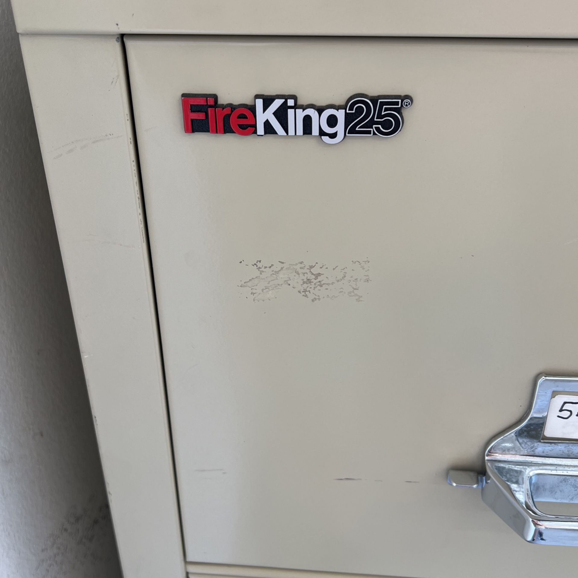 Fire King 25 Filing Cabinet (no Key)