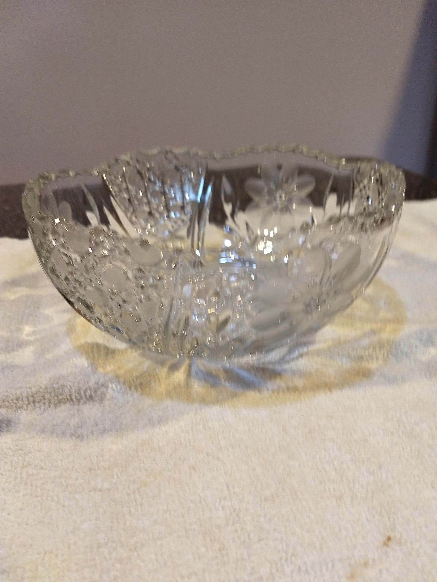 Crystal bowls