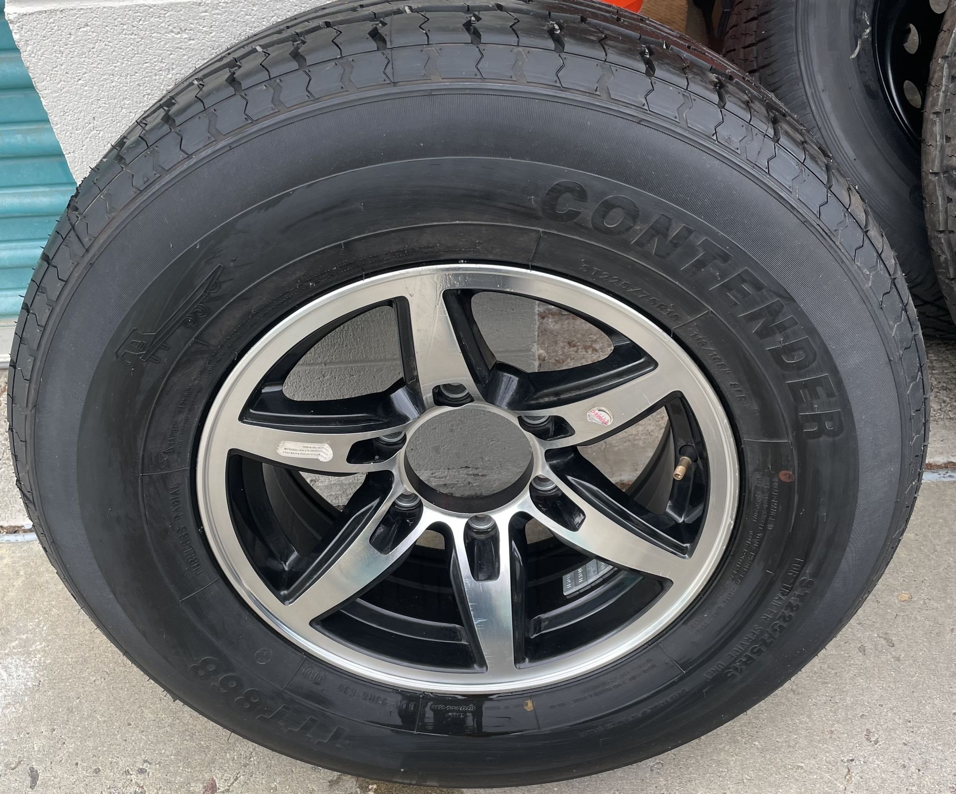 New Trailer Spare 225/75/15 On Aluminum 6 Lug $155 OBO