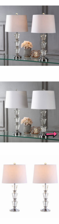 NEW SET 2 Crystal LED Table Lamp Pair Bulb Elegant Base Drum Shade Living Room End Desk Glass Vintage Light Indoor Electrical Illumination *βREADβ*