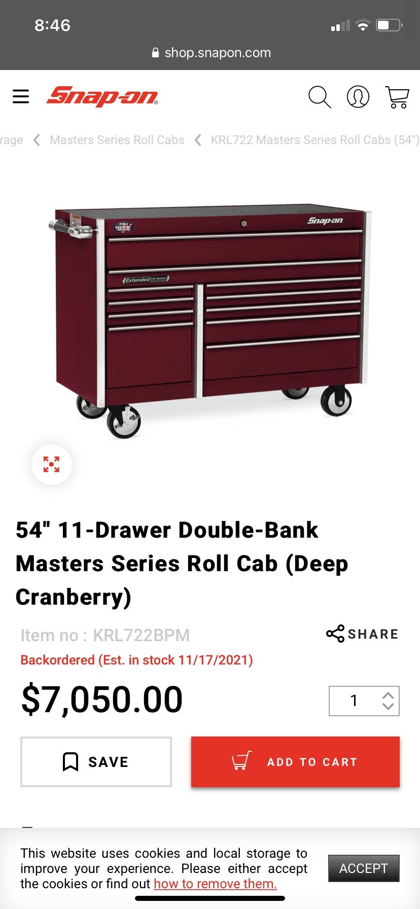 Snap On Tool Box