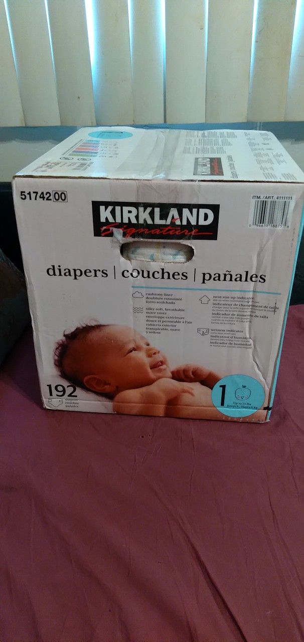Huggies And Kerkland SIZE 1 BOTH