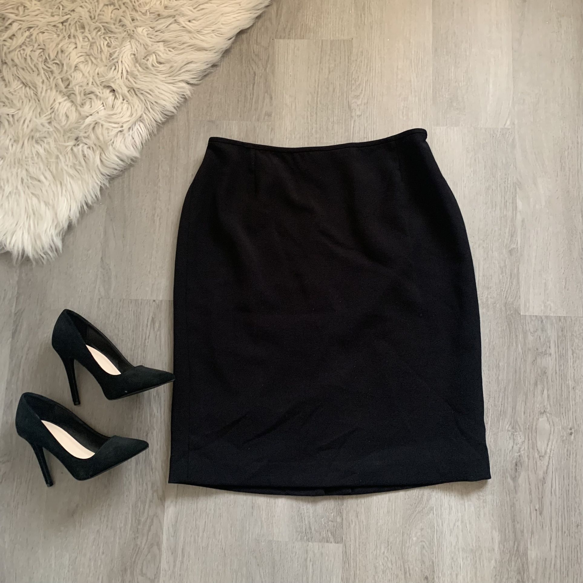 Calvin Klein black pencil skirt