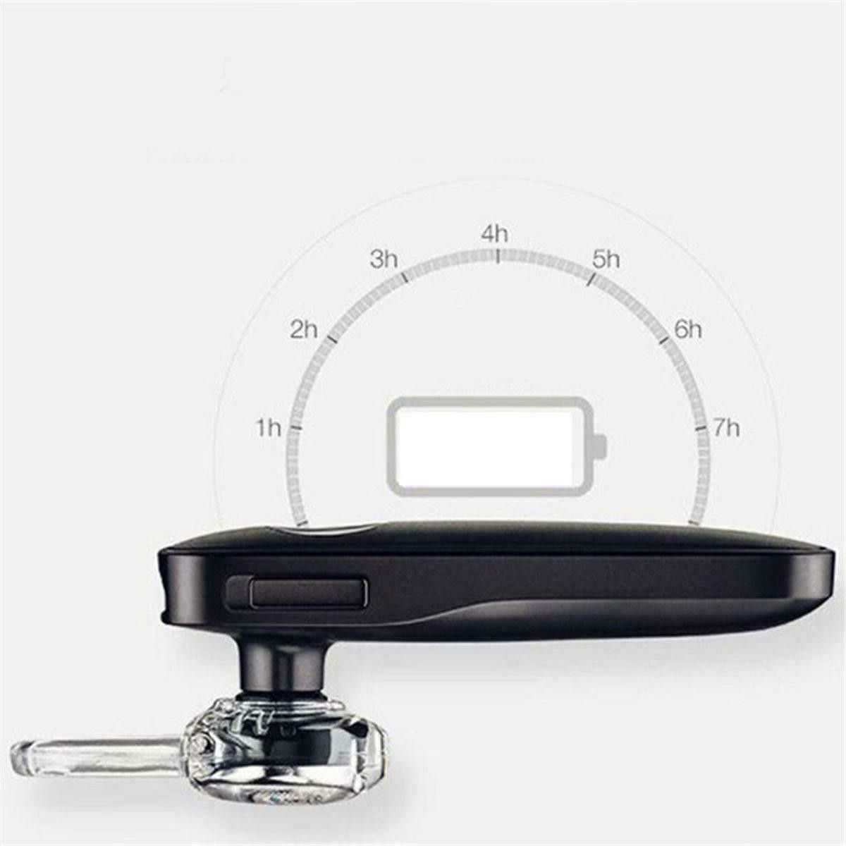 Bluetooth 4.1 Headset Wireless in-ear Stereo Headphones Handfree Earphone Earbud Color White