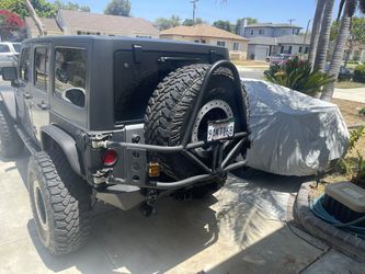Jeep Wrangler JK Evo Spare Tire Carrier Poison Spyder Bumper Thumbnail