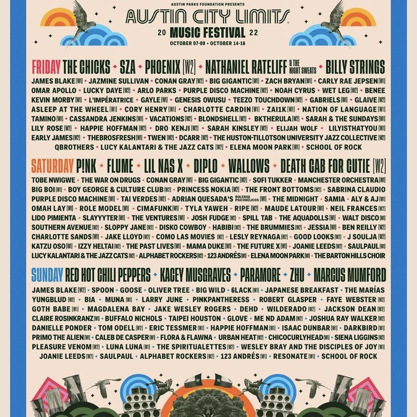 ACL Festival- Weekend Two wristbands