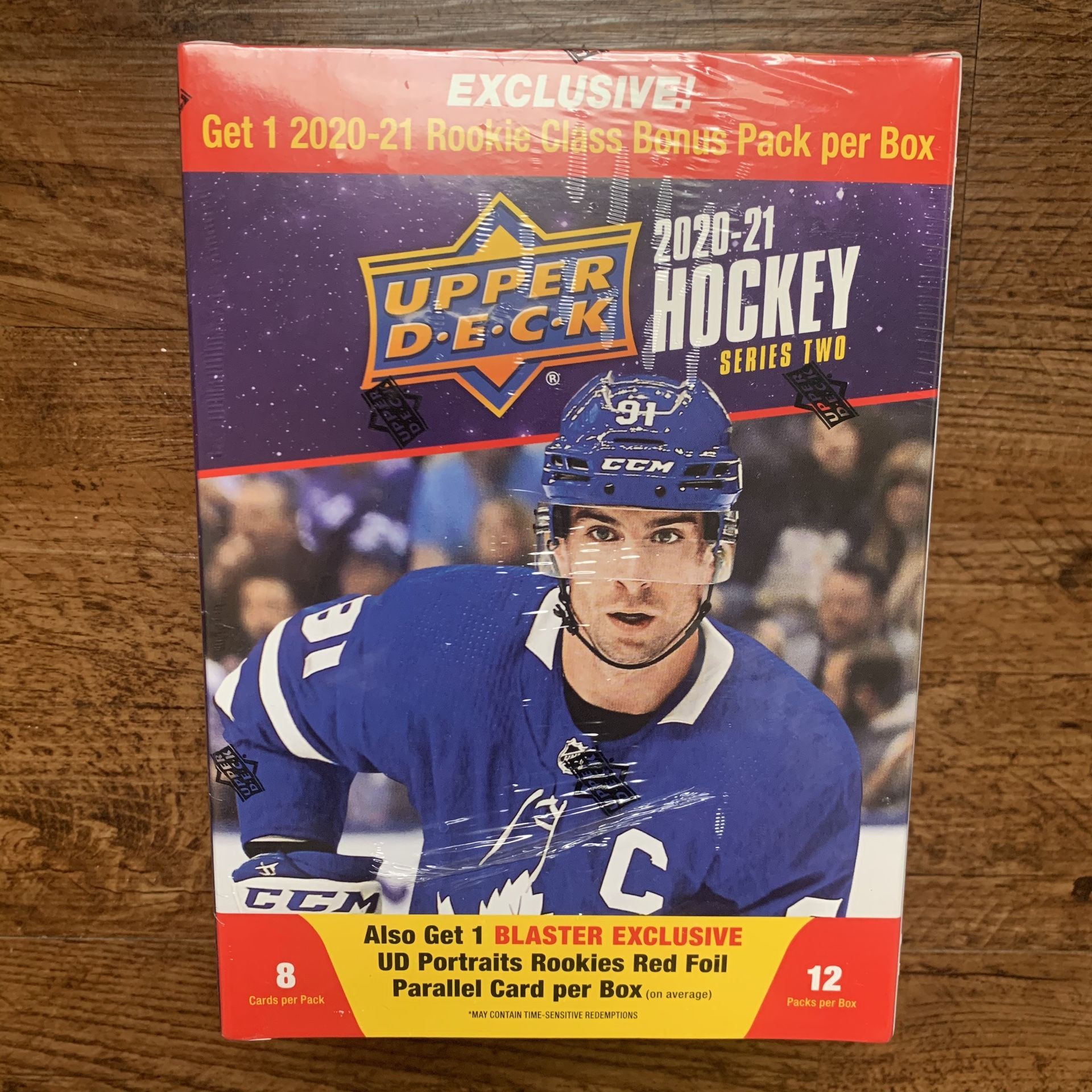 2020-2021 Upper Deck Hockey Series 2 MEGA BOX Series 2 MEGA BOX YOUNG GUNS This hockey mega box has 12 packs with 8 cards per regular pack and 1 exc