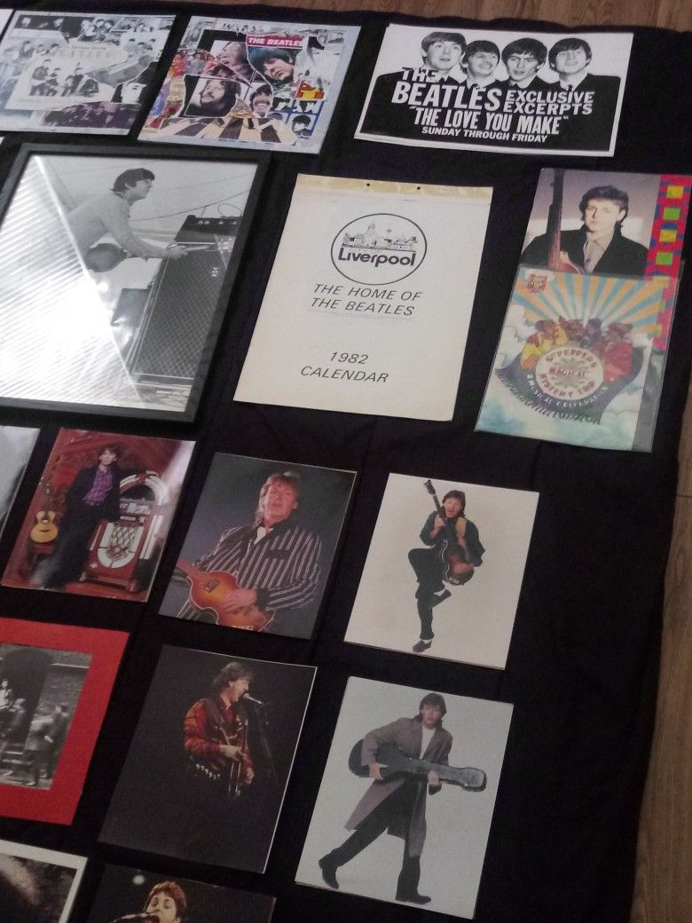 Vintage Beatles Photos Advertising Items And Much More Found In A Storage Unit