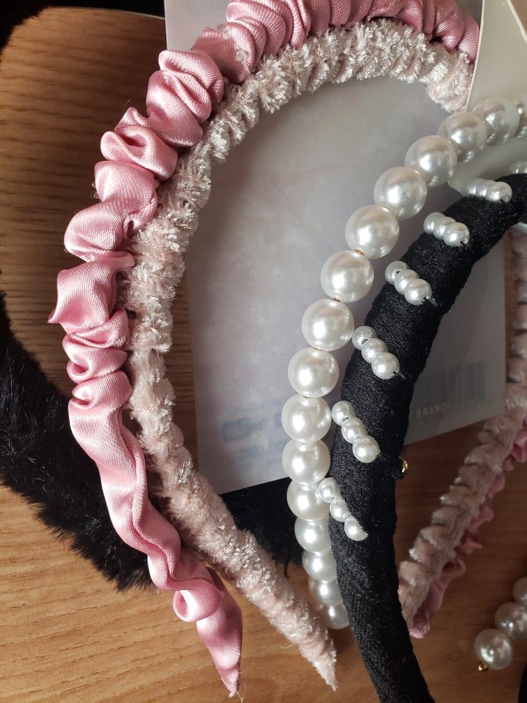 5 Girls Headbands New