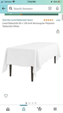 14 Qty Round And Rectangular Tablecloths Thumbnail