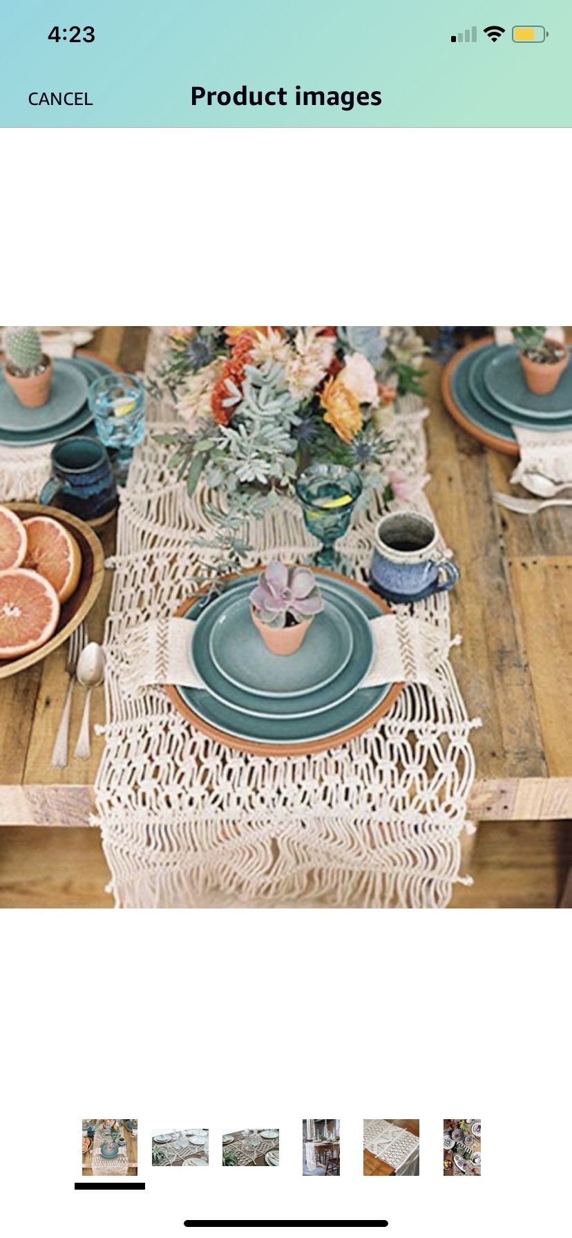 Macrame Table Runner Handwoven Boho Wedding Table Decoration Bedding Blanket,13.8"x 94"