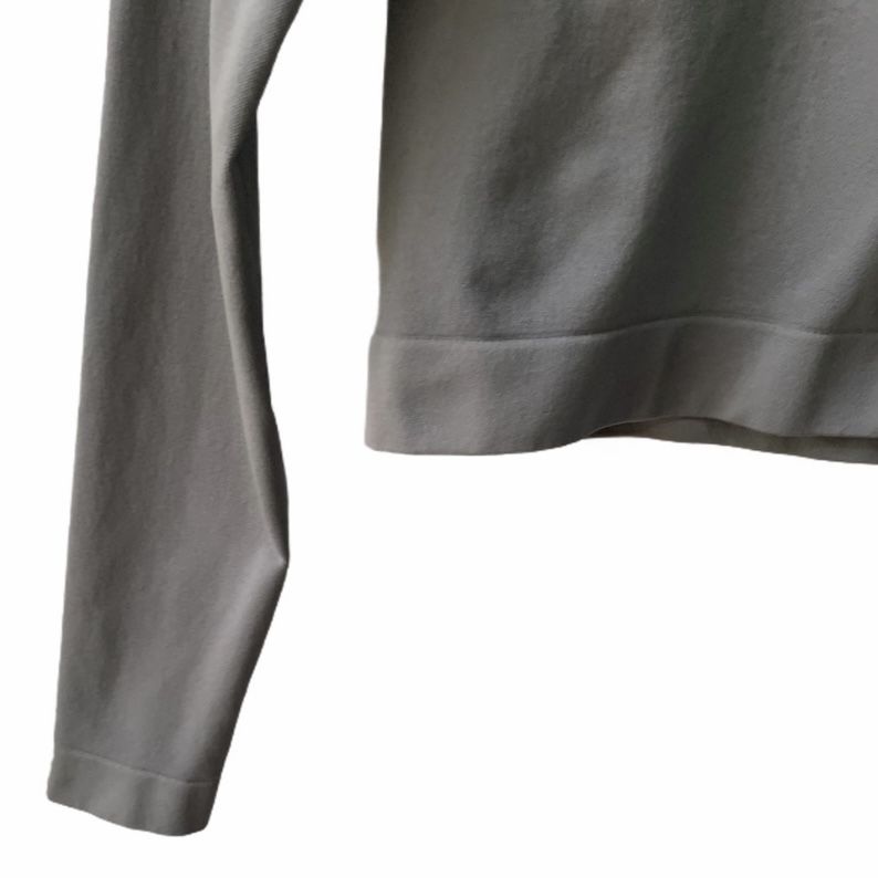 TALA Blaze Long-Sleeve Half-Zip Crop Top (S)