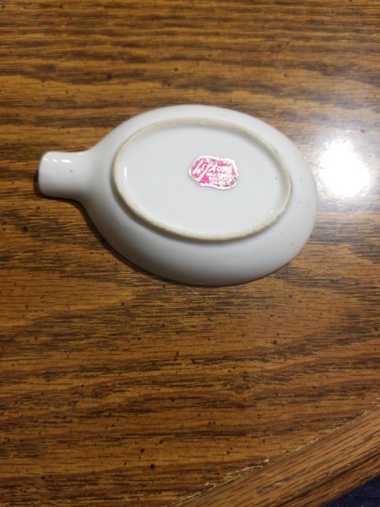 Vintage Leftons Violet Chintz Ashtray