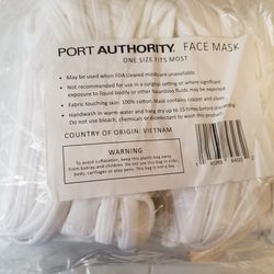 FACE MASKS, Cotton  - Packs Of 50 Thumbnail