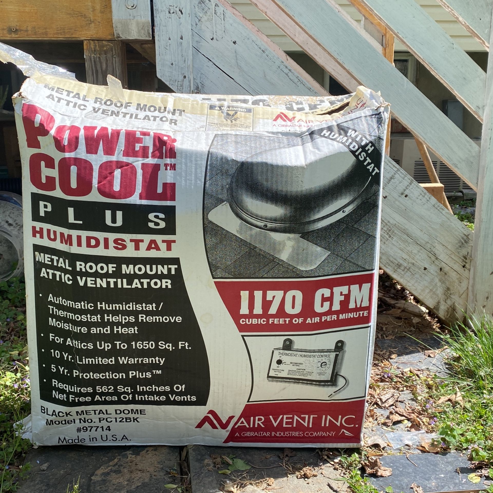 Metal Roof Mount Attic Ventilator