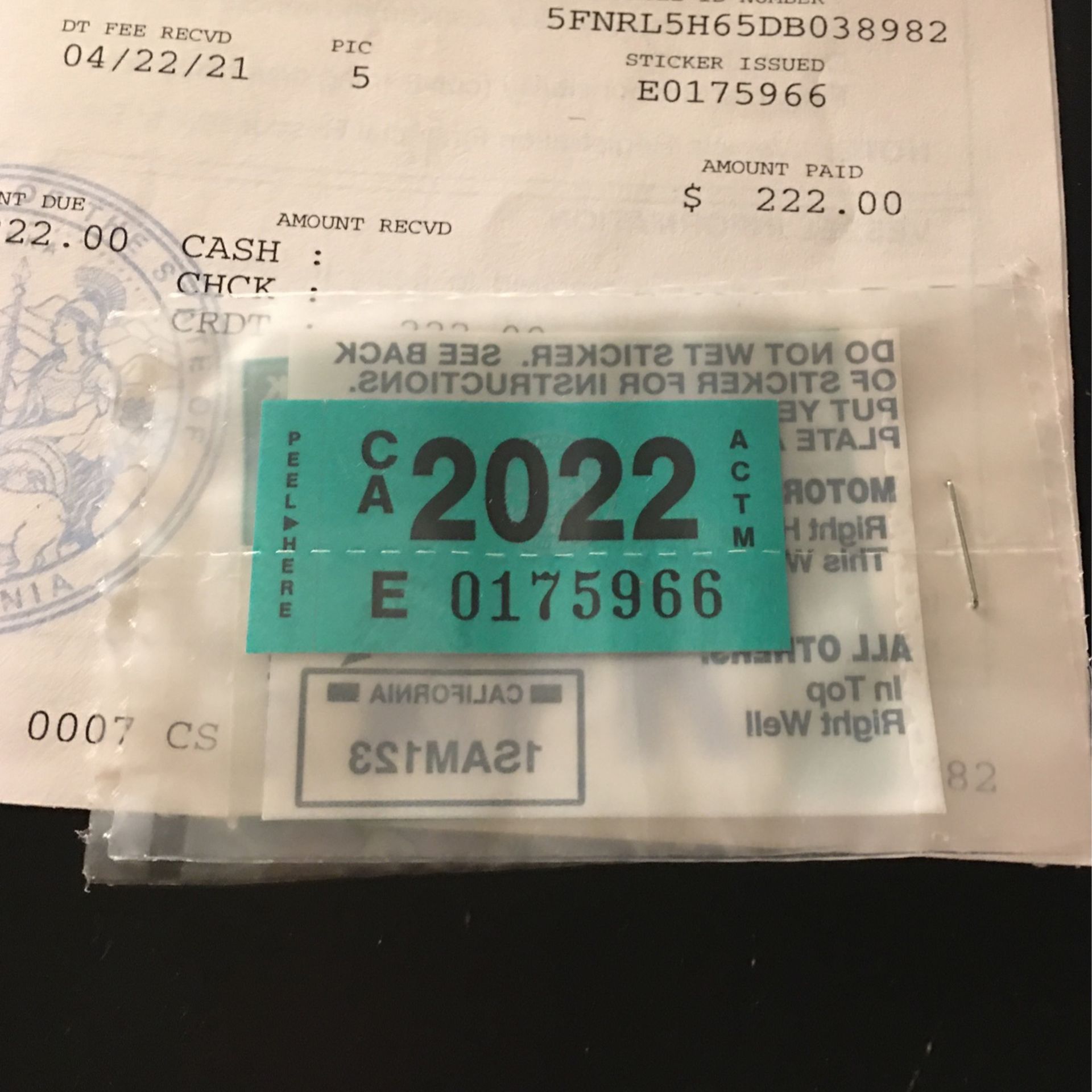 2022 Ca Vehicle Registration Renewal Sticker For Sale In Temple City Ca Offerup 2022 Ca Vehicle Registration Renewal Sticker For Sale In Temple City Ca Offerup