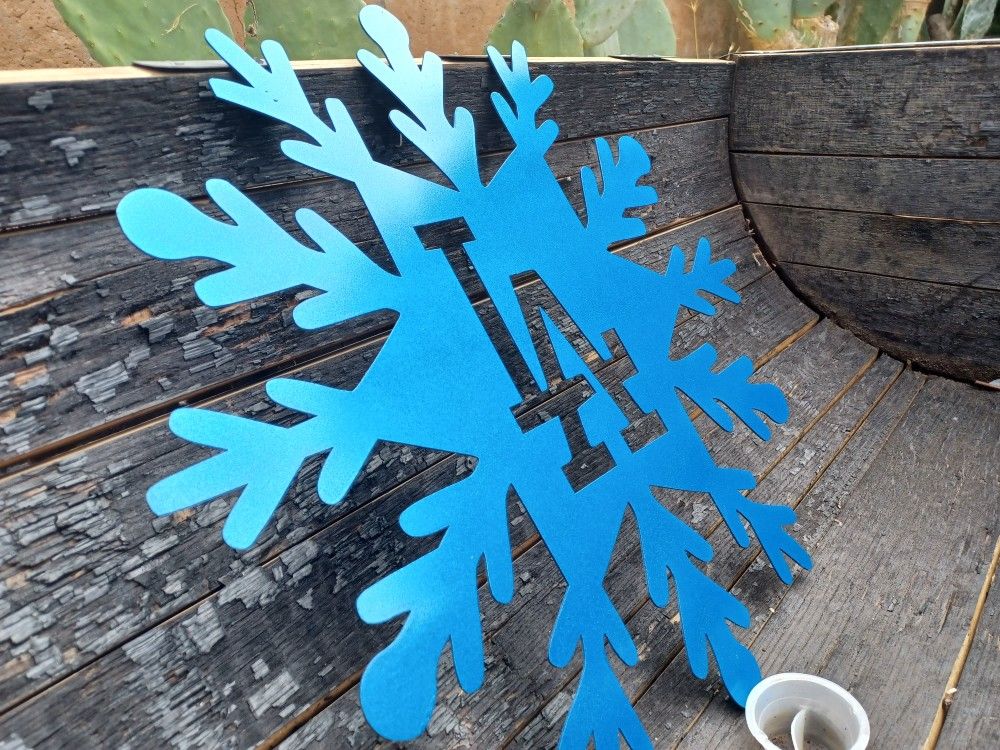 BIG LOS ANGELES DODGERS SNOW FLAKES