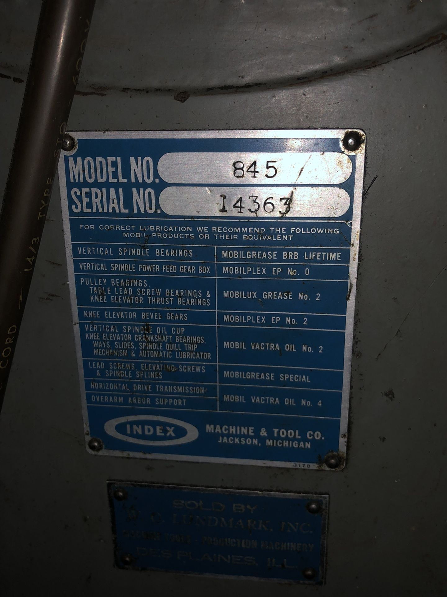 Index Milling Machine