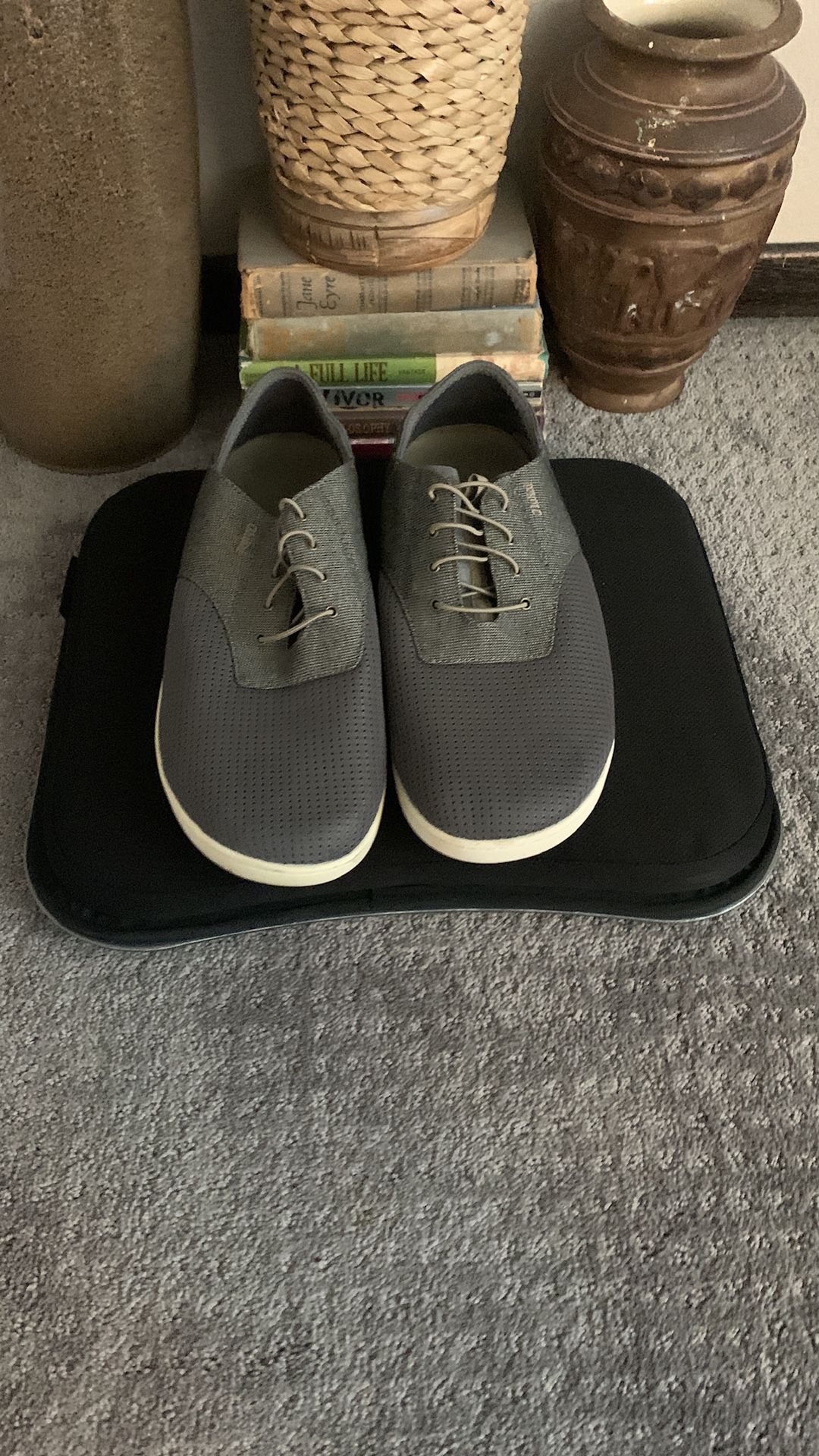 OLUKAI - MENS 14 - NOHEA MOKU - BOAT SHOES - DARK SHADOW