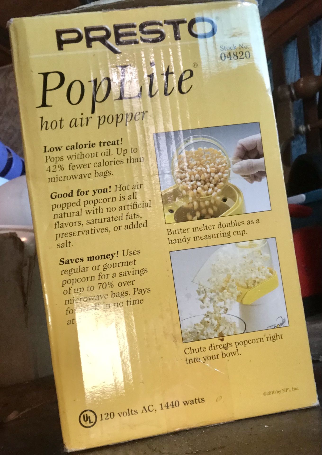 Presto Pop Lite Hot Air Popper