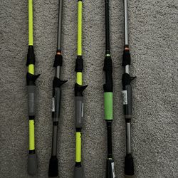 5 Brand New Fishing Rods. Lews Brand!!! Thumbnail