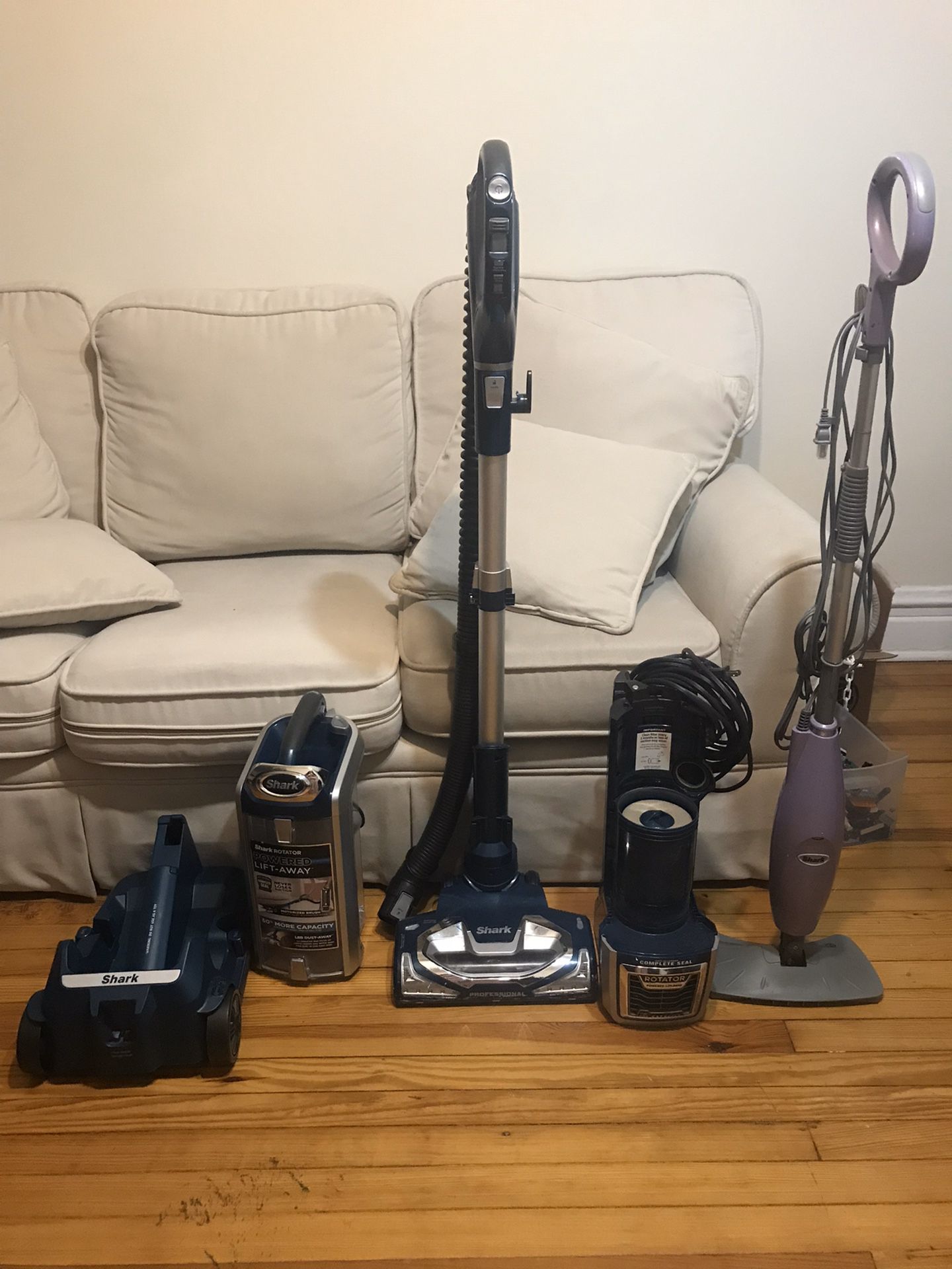 Shark Vacuum With Accessories (No Steamer)