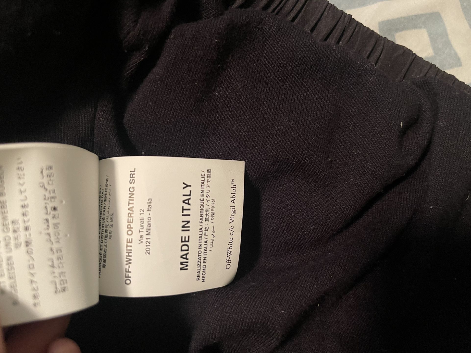 Off-White Kids script logo puffer jacket Size 6