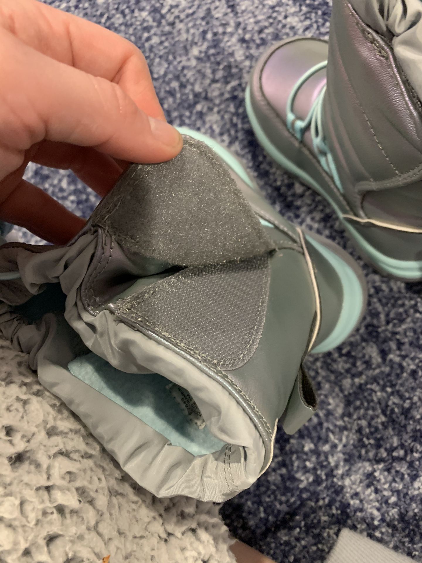 Toddler Lands End Snow Boots Size 8