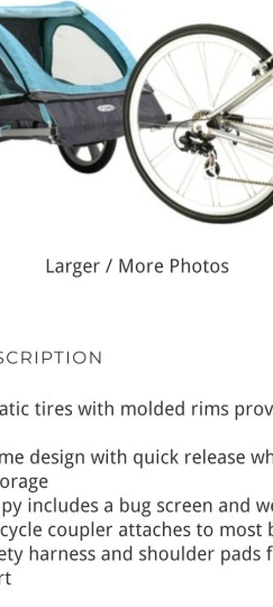 Instep Bicycle Trailer For 2