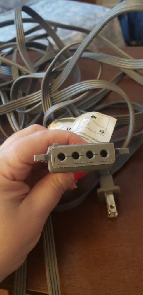 Sunbeam Holmes Z85KQ Electric Heat Blanket 4-Prong Dual Controller Cord. Condition is "Pre-owned" Has been tested to work and operate as should grey g