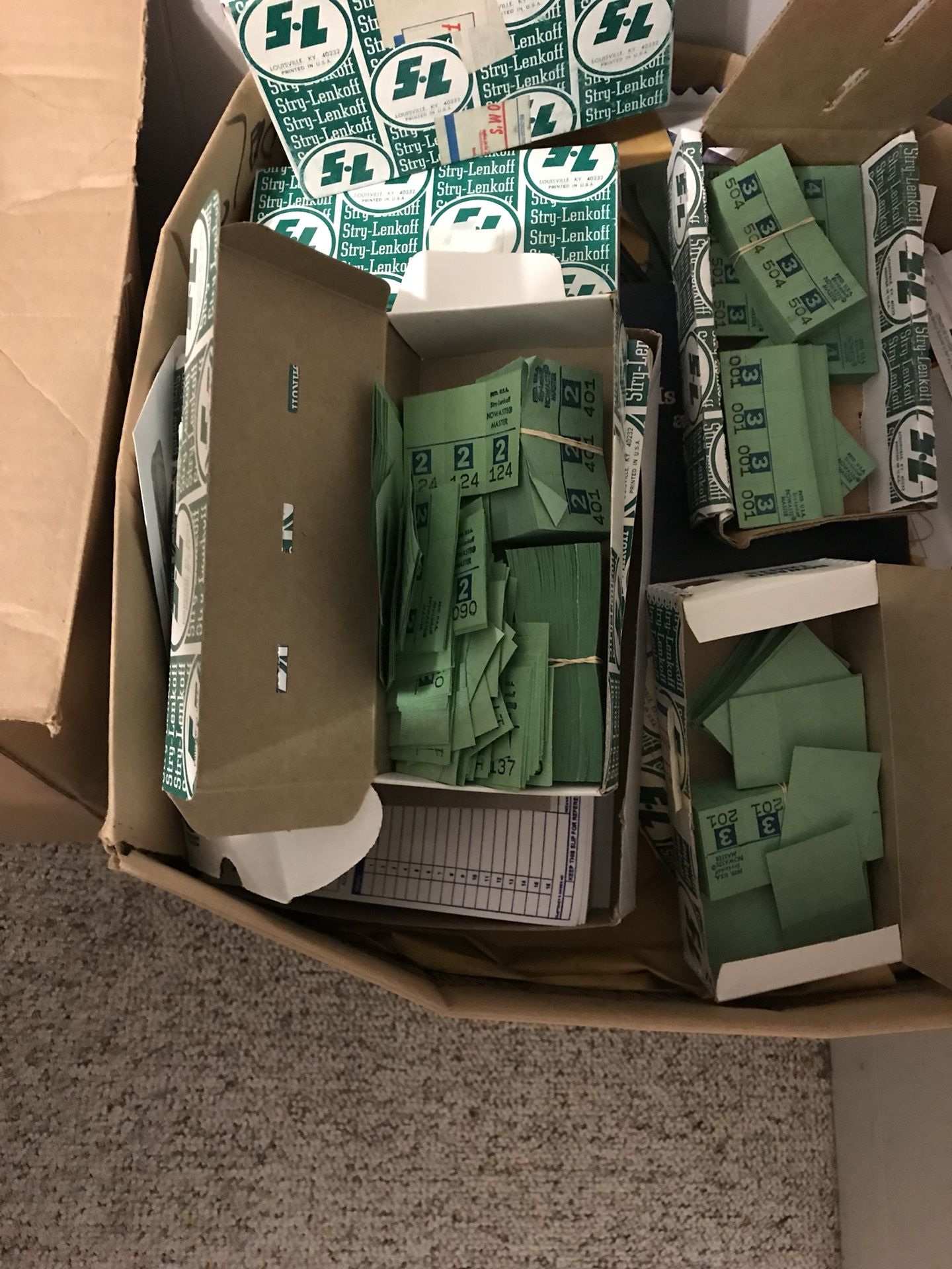 Supplies for a cleaners