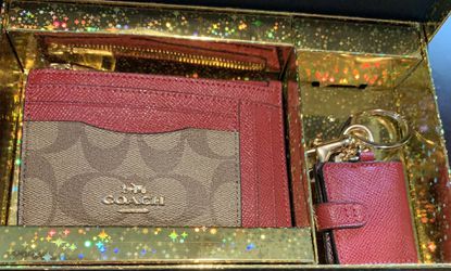 Coach Wallet & Picture Frame Bag Tag Brand New Thumbnail