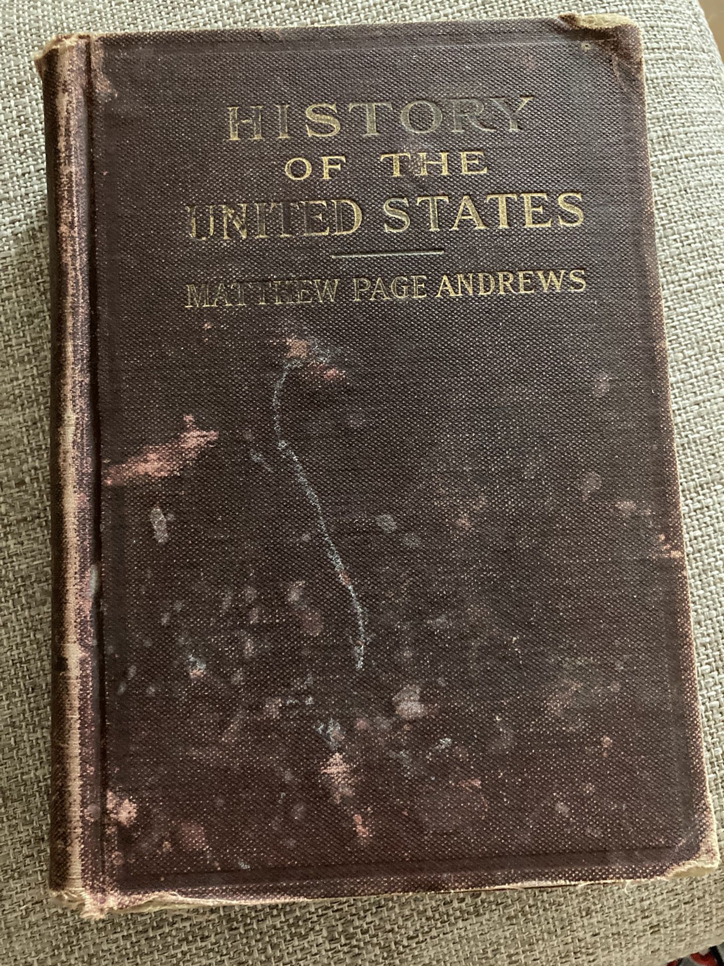 Antique 1914 History Of The United States By Matthew Andrews Book