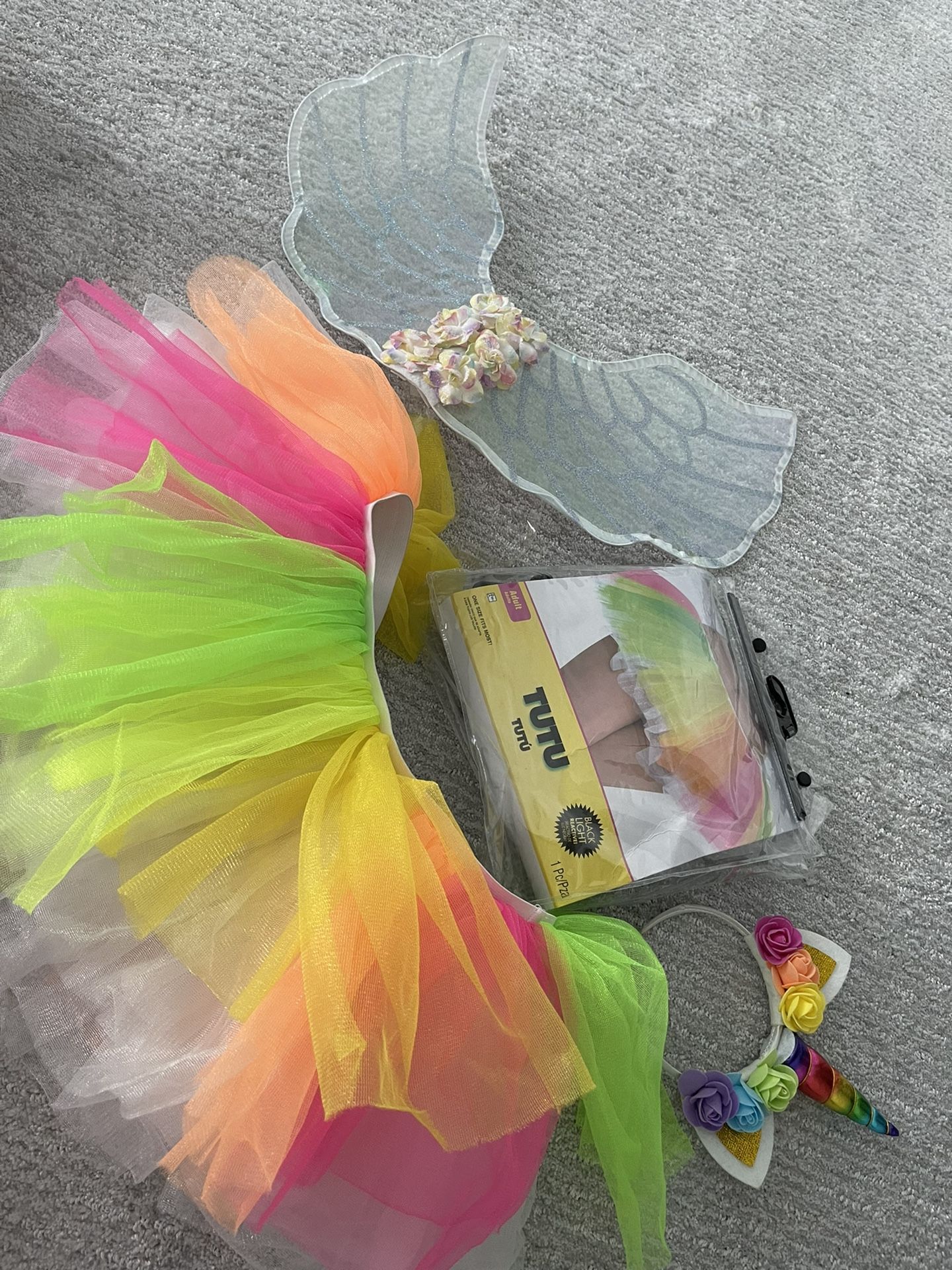Unicorn Costume With Tutu Skirt and Accessories