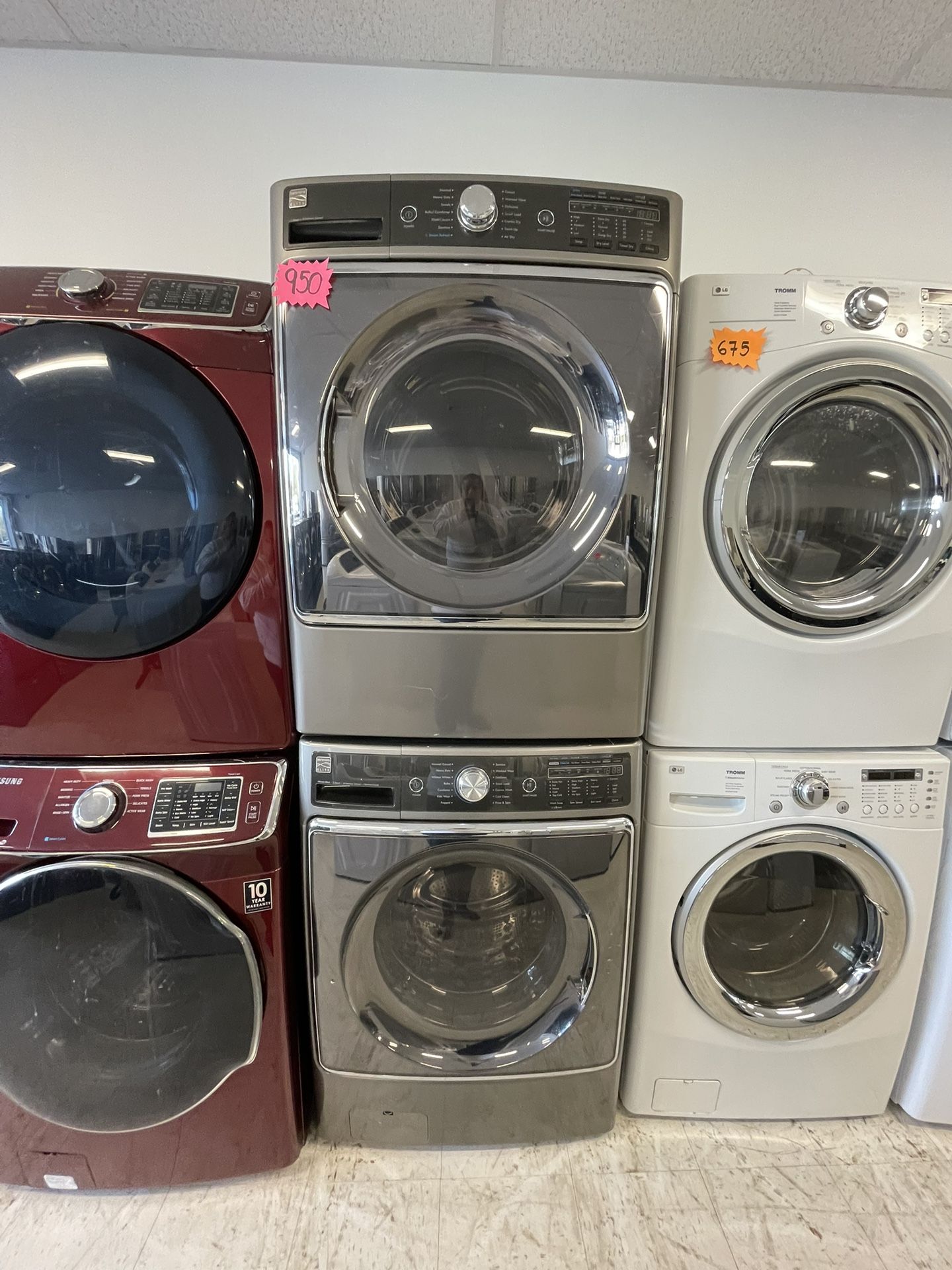 Kenmore 29in Front Load Washer And Electric Dryer Set Used Good Condition With 90days Warranty