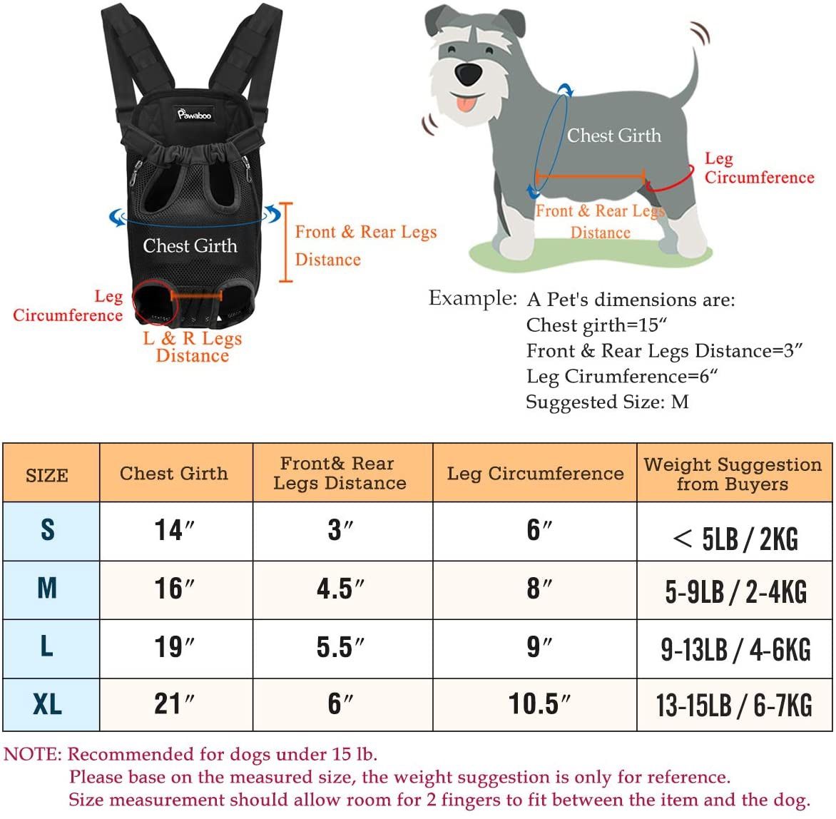 Adjustable Pet Front Cat/Dog Carrier Backpack