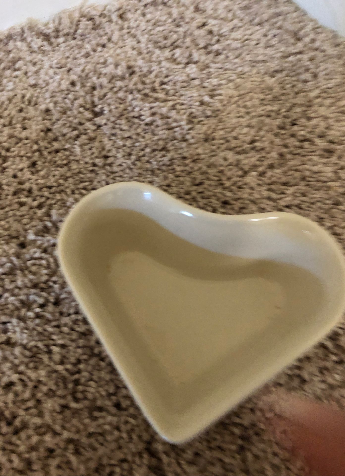 Longaberger Star and Heart dish