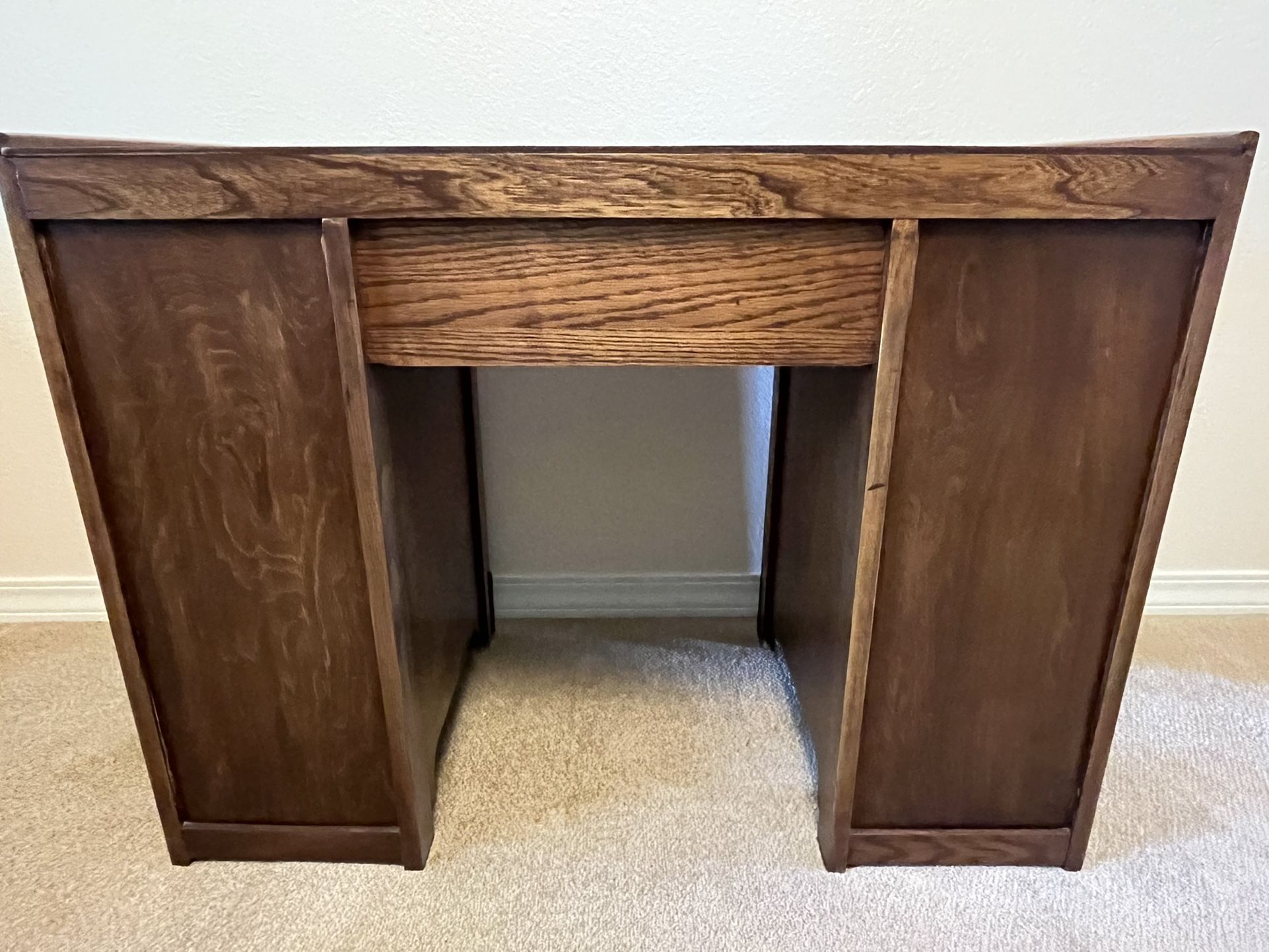 Vintage Art Deco Waterfall Desk plus Chair