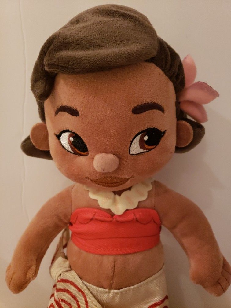 Official Disney Store Baby Moana Soft Plush Doll Toy. W