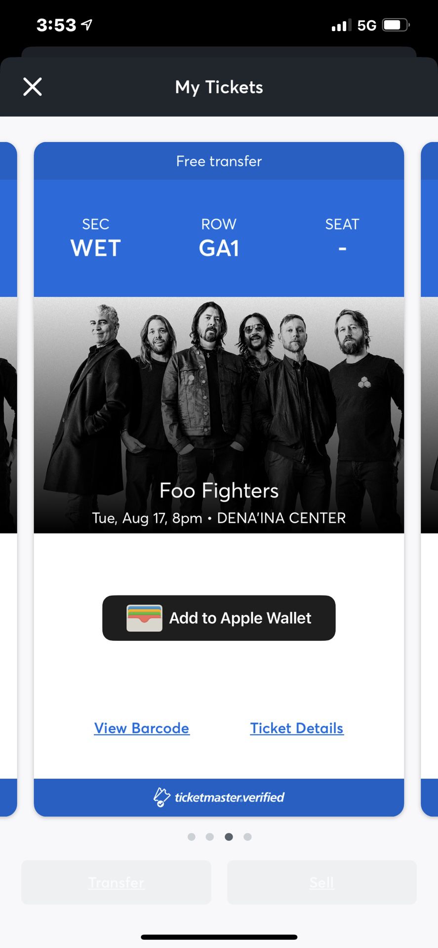 Foo Fighters 8/17 