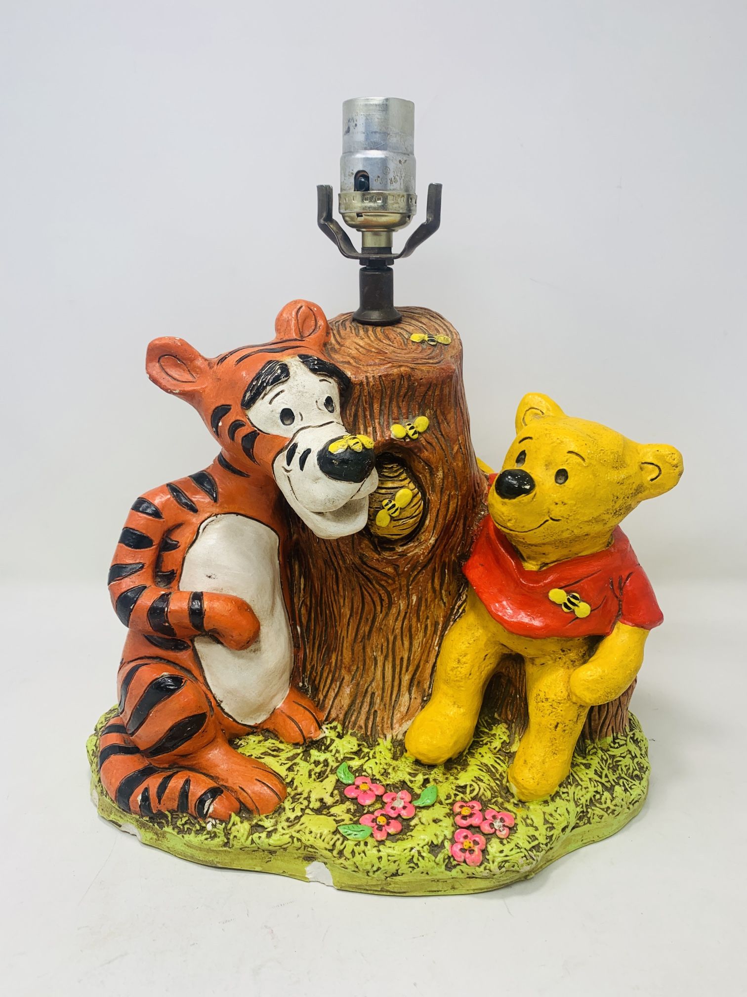 Vintage Winnie The Pooh And Tigger Table Lamp