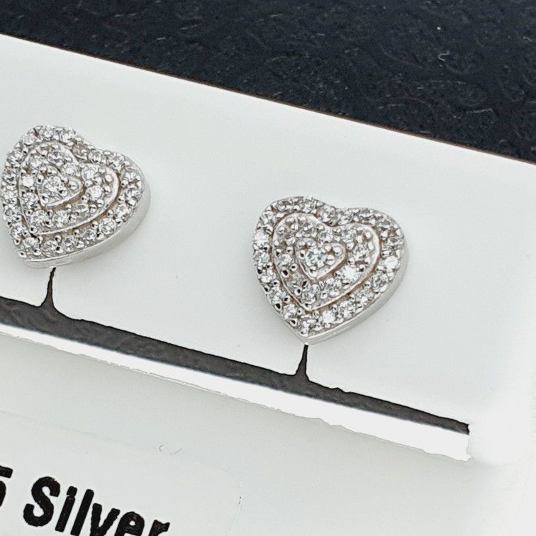 925 sterling silver luxury CZ earrings for women/girls, Best for gift,  RJUS2170 for Sale in Rutherford, NJ - OfferUp