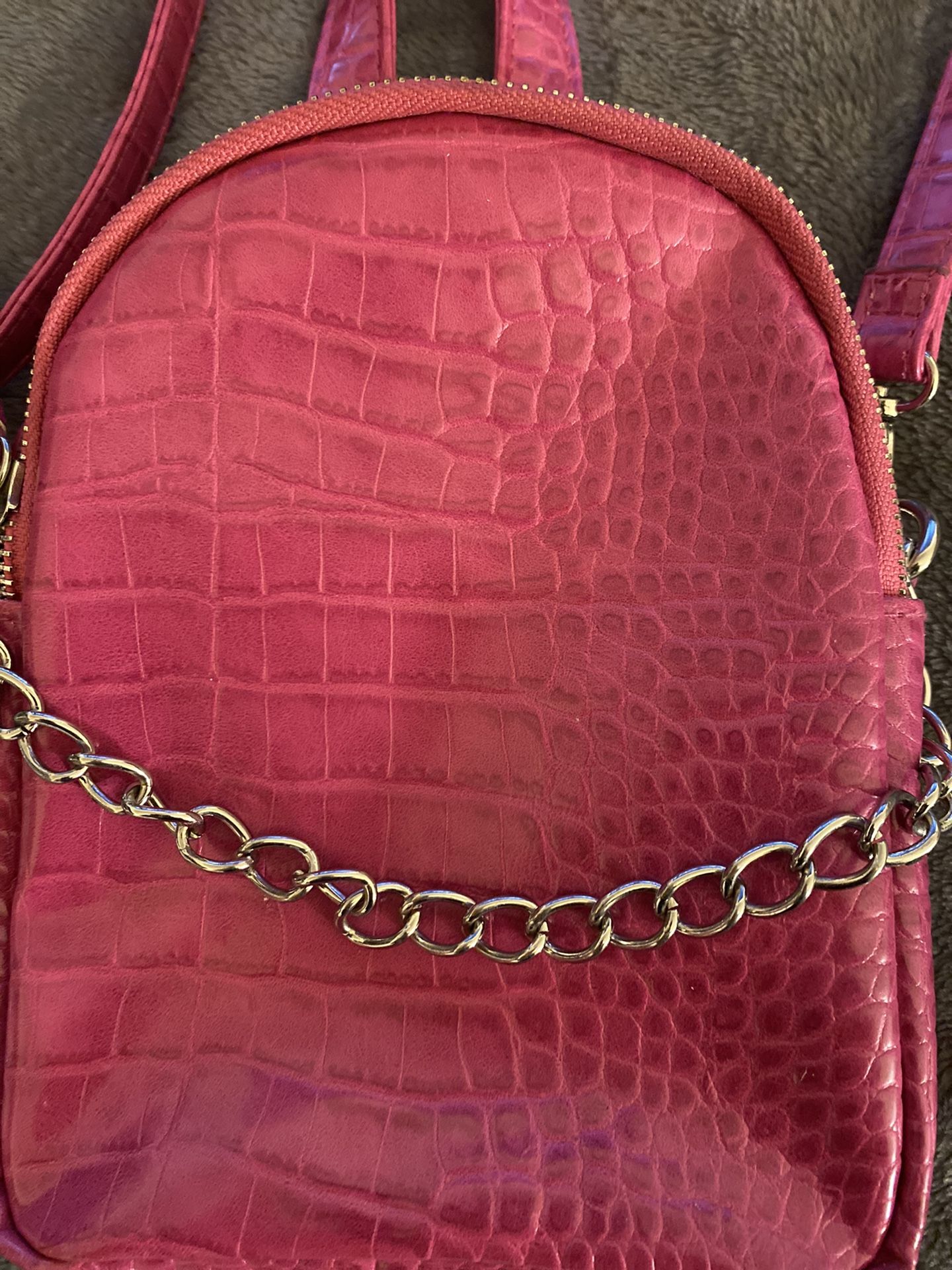 Pink Backpack Or Purse