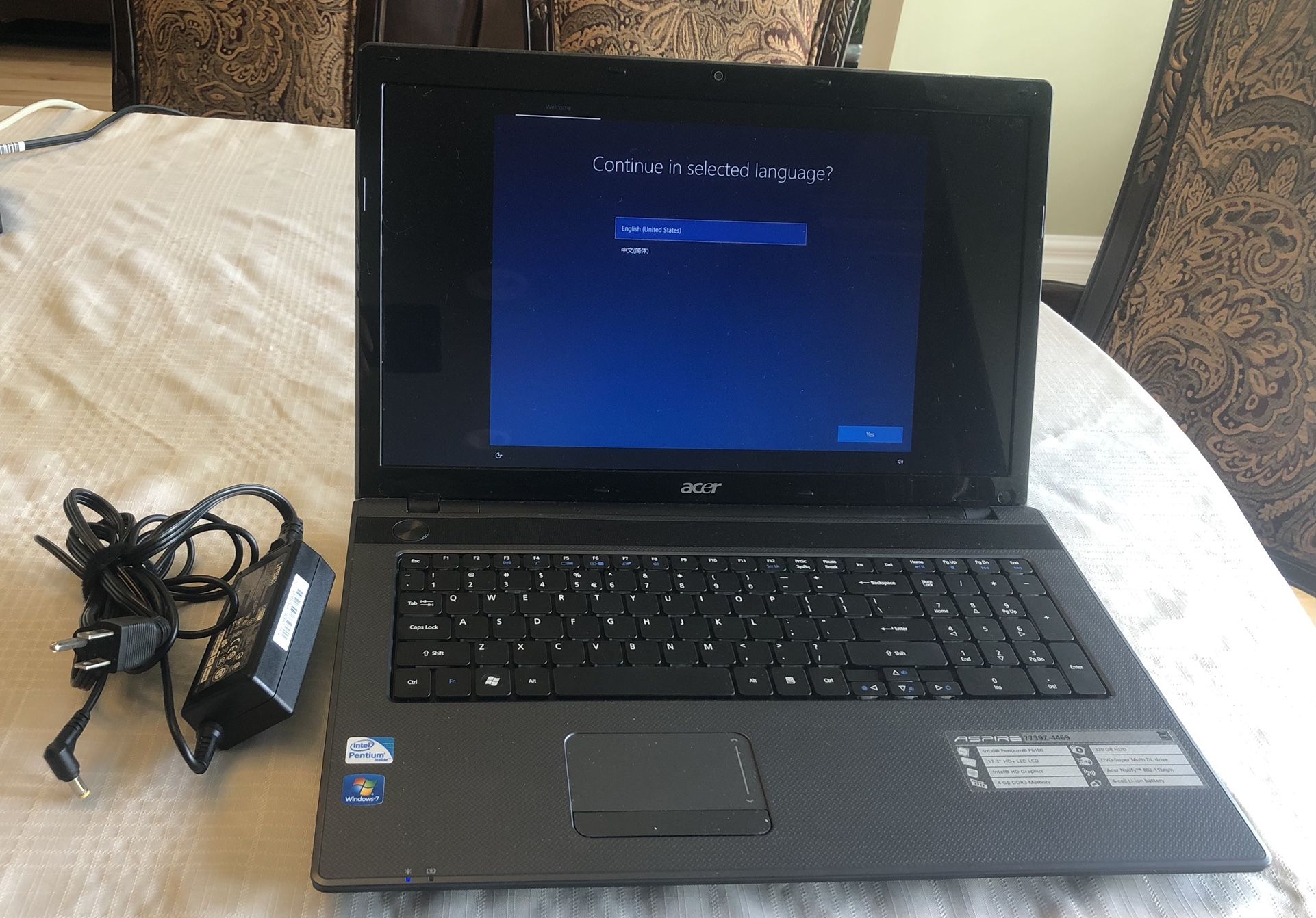 Acer Aspire 7739Z-4469 17.3” Laptop